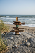 Lysestage ved havet